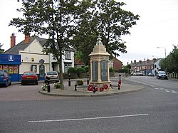 War Memorial, Main Road, Jacksdale, Nottinghamshire - geograph.org.uk - 192691.jpg