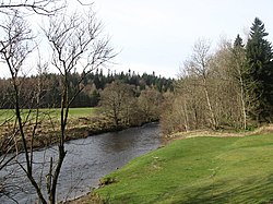 A view of the Ettrrick Water at Philiphaugh - geograph.org.uk - 1207260.jpg