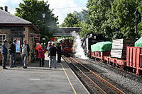 Welsh Highland Railway at Llanwnda