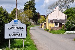 Village sign - Llanmaes - geograph.org.uk - 1297966.jpg