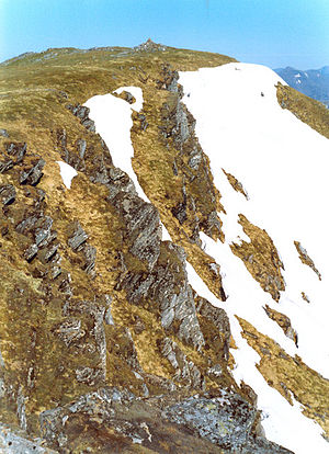 Lurg Mohr - summit cairn from east ridge - geograph.org.uk - 424868.jpg