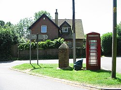 Phonebox and letterbox in Ewell Minnis - geograph.org.uk - 871161.jpg