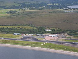 Oban Airport from 600 feet