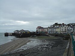 Aberdovey river on a cloudy day